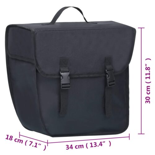 Single Bicycle Bag for Pannier Rack Waterproof 21 L Black - Image 10