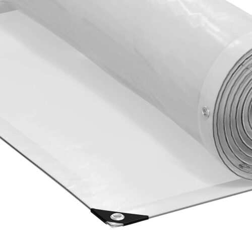 Clear Tarpaulin with Eyelets 2x3M Polyethylene Camping Garden Poly Tarps Cover - Image 10