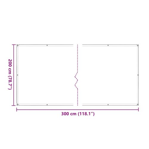 Clear Tarpaulin with Eyelets 2x3M Polyethylene Camping Garden Poly Tarps Cover - Image 12