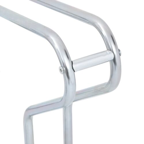 Bicycle Stand for 3 Bikes Floor Freestanding Galvanised Steel - Image 6