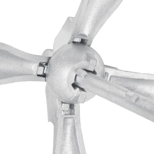 Folding Anchor with Rope Silver 2.5 kg Malleable Iron - Image 7