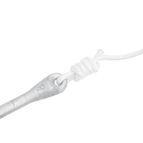 Folding Anchor with Rope Silver 2.5 kg Malleable Iron - Image 8