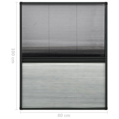 PlisseWindow Insect Screen Aluminium Mesh Privacy Blind Shade 80x100cm - Image 7