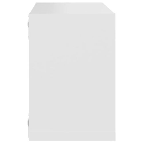 Wall Cube Shelves 6pcs White 22x15x22cm - Image 9