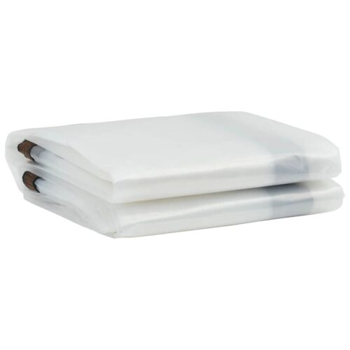 Clear Tarpaulin with Eyelets 3x4M Polyethylene Camping Garden Poly Tarps Cover - Image 3