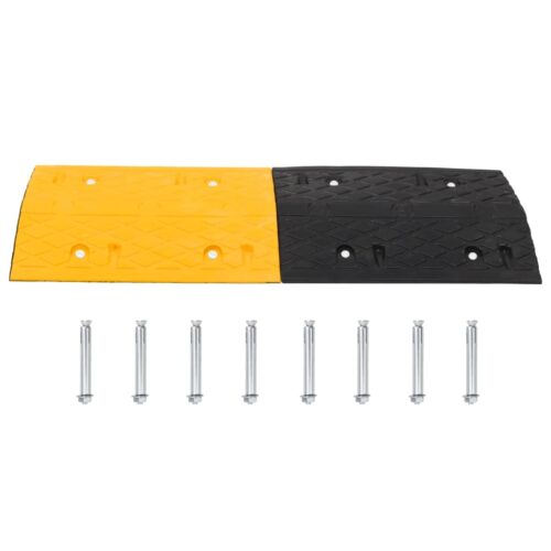 Speed Hump Yellow Black 97x32.5x4cm Rubber - Image 9