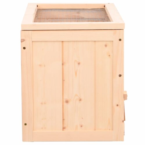 Hamster Cage 60x30x35cm Solid Wood Fir - Image 5