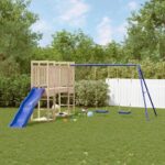 Outdoor Playset Solid Pine Wood