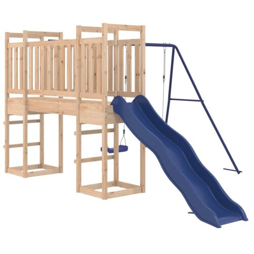 Outdoor Playset Solid Pine Wood - Image 2