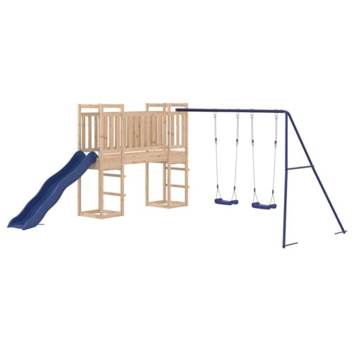 Outdoor Playset Solid Pine Wood - Image 3