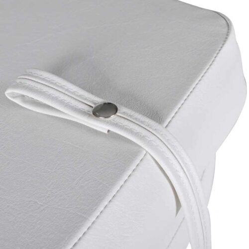 Boat Seats 2pcs Foldable Backrest With Blue-white Pillow 41x36x48 cm - Image 5