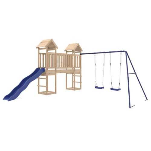 Outdoor Playset Solid Pine Wood