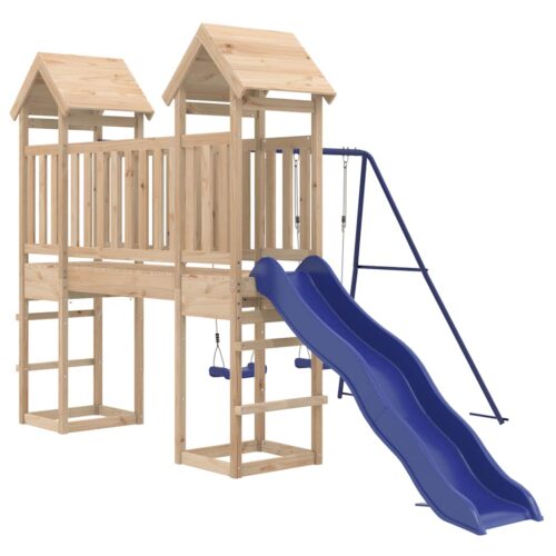 Outdoor Playset Solid Pine Wood - Image 3