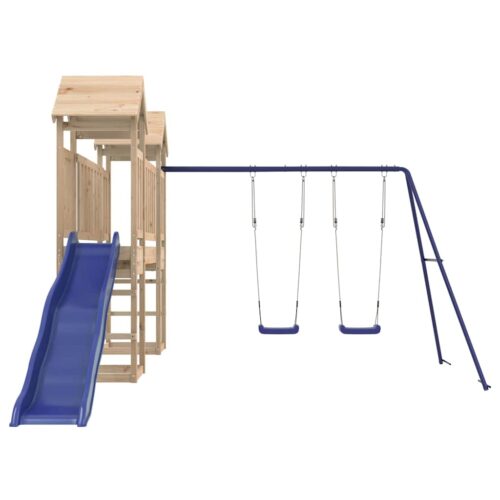 Outdoor Playset Solid Pine Wood - Image 4