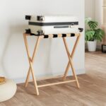 Luggage Rack 68.5x38x58cm Bamboo