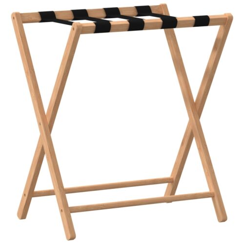 Luggage Rack 68.5x38x58cm Bamboo - Image 2