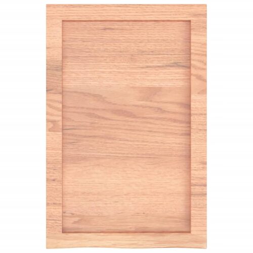 Wall Shelf Light Brown 40x60x(2-4)cm Treated Solid Wood Oak - Image 5