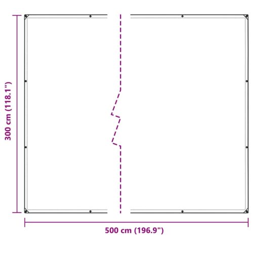 Clear Tarpaulin with Eyelets 3x5M Polyethylene Camping Garden Poly Tarps Cover - Image 10