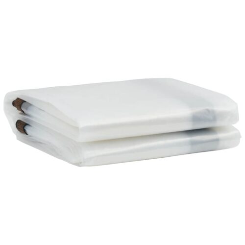 Clear Tarpaulin with Eyelets 3x5M Polyethylene Camping Garden Poly Tarps Cover - Image 3