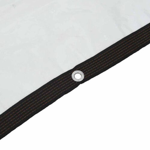 Clear Tarpaulin with Eyelets 3x5M Polyethylene Camping Garden Poly Tarps Cover - Image 8