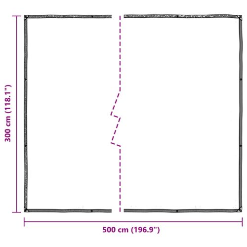 Clear Tarpaulin with Eyelets 3x5M Polyethylene Camping Garden Poly Tarps Cover - Image 10