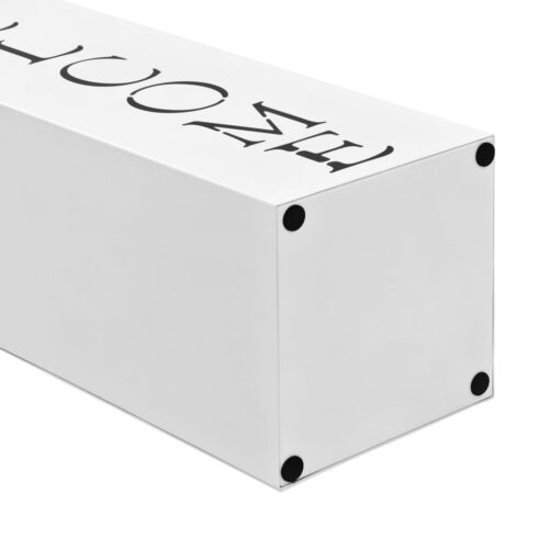 Umbrella Stand Welcome Steel White - Image 4