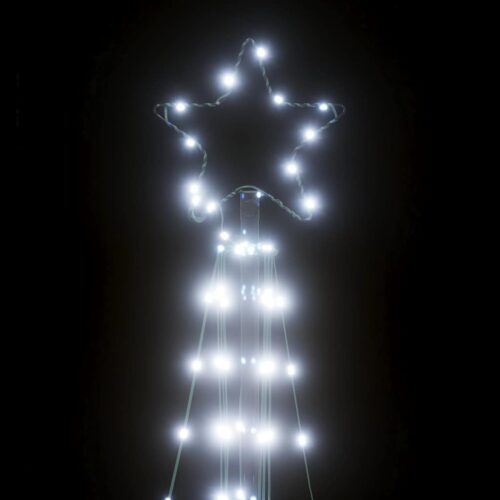 LED Christmas Tree 363  LED Lights Cold White 182cm - Image 10