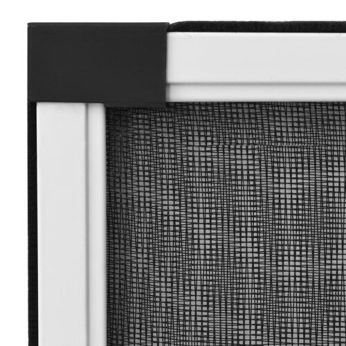 Extendable Window Insect Screen Aluminium Curtain Mesh Privacy Blind White (100-193)x75cm - Image 7