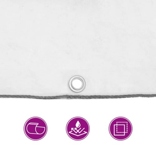 Clear Tarpaulin with Eyelets 3x6M Polyethylene Camping Garden Poly Tarps Cover - Image 9