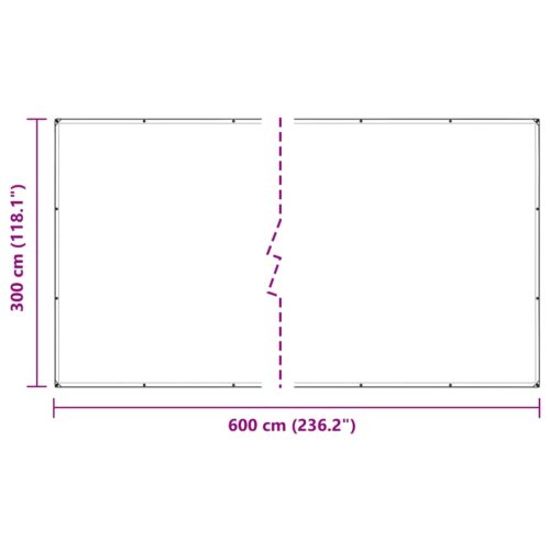 Clear Tarpaulin with Eyelets 3x6M Polyethylene Camping Garden Poly Tarps Cover - Image 10