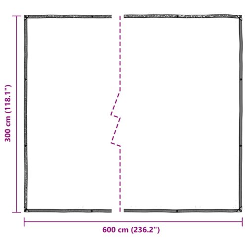 Clear Tarpaulin with Eyelets 3x6M Polyethylene Camping Garden Poly Tarps Cover - Image 10