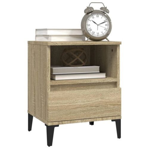 Bedside Cabinet Sonoma Oak 40x35x50cm - Image 4