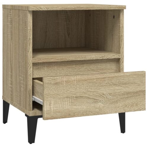 Bedside Cabinet Sonoma Oak 40x35x50cm - Image 7