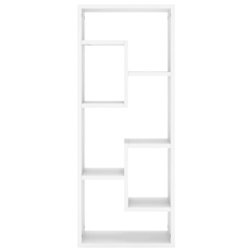 Wooden Wall Shelf White 36x16x90cm - Image 4