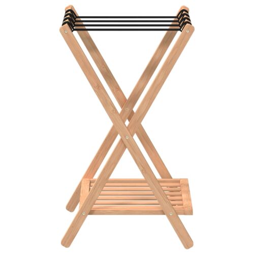 Luggage Rack 68x38x58cm Bamboo - Image 4