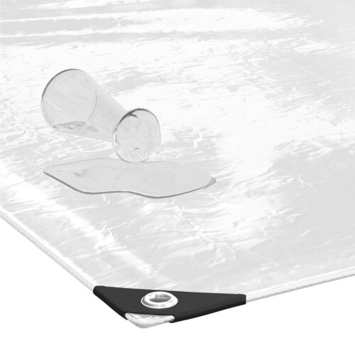 Clear Tarpaulin with Eyelets 2x3M PVC - Image 5