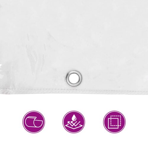 Clear Tarpaulin with Eyelets 2x3M PVC - Image 11