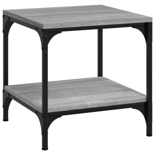 Wooden Coffee Table Grey Sonoma 50x50x40cm - Image 2
