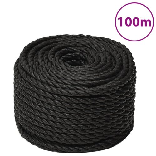 Work Rope Black 10mm 100M Polypropylene