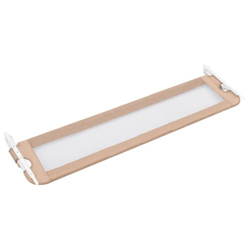 Toddler Safety Bed Rail Taupe 180x42cm Polyester - Image 4