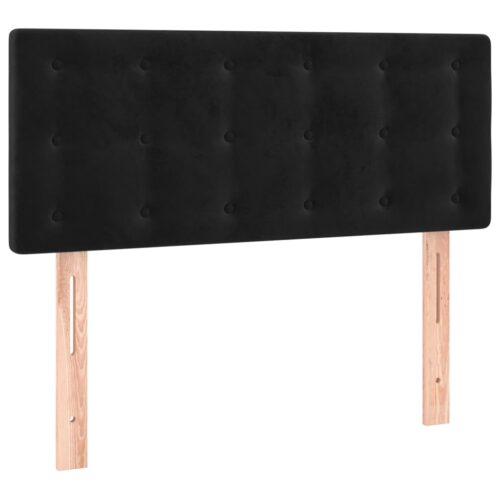 LED Headboard Black 100cm Velvet - Image 4