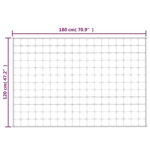Weighted Blanket Grey 120x180cm 5 kg Fabric - Image 6