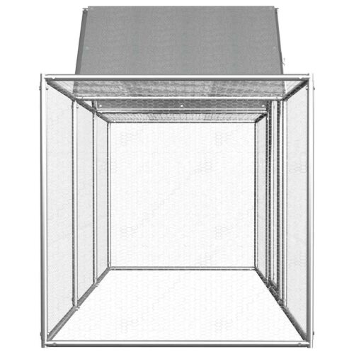 Chicken Coop 3x1x1.5mGalvanised Steel - Image 3