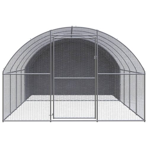 Outdoor Chicken Coop 3x4x2mGalvanised Steel - Image 2
