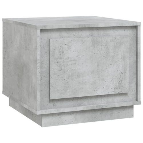 Wooden Coffee Table Concrete Grey 51x50x44cm - Image 2