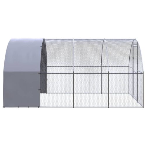Outdoor Chicken Coop 3x4x2mGalvanised Steel - Image 3