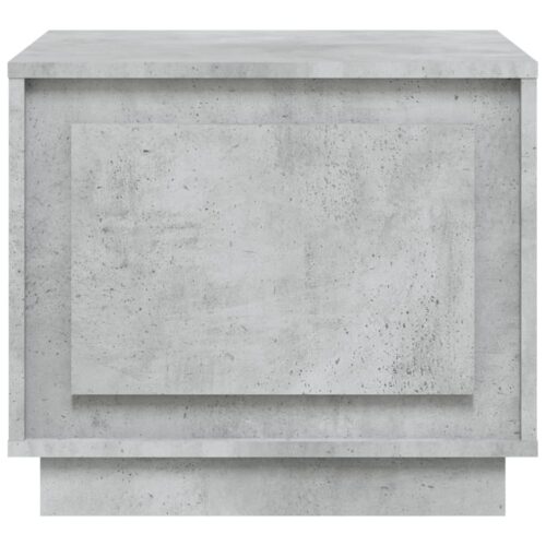 Wooden Coffee Table Concrete Grey 51x50x44cm - Image 5
