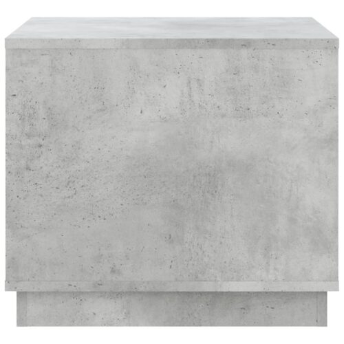 Wooden Coffee Table Concrete Grey 51x50x44cm - Image 7