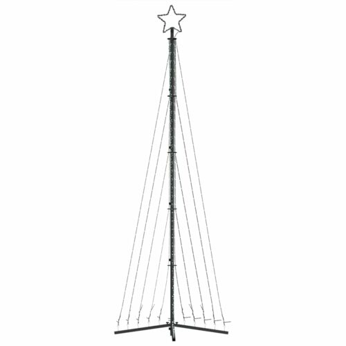 LED Christmas Tree 495  LED Lights Cold White 302cm - Image 5