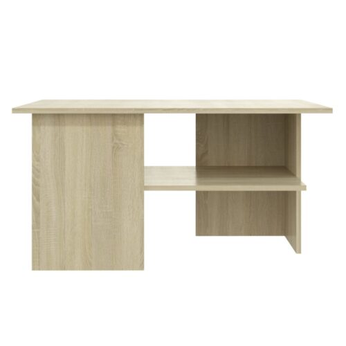 Wooden Coffee Table Sonoma Oak 90x60x46.5cm - Image 3